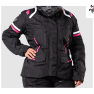 CHAQUETA ALFA STAR TOURING ELA NEG-ROSA