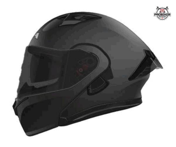 CASCO ICH 3120 NEGRO MATE SPOILER HUMO
