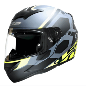 CASCO LS2 INTEGRAL FF352 ROOKIE MEIN MATT BLACK NEON YELLOW