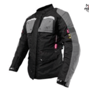 CHAQUETA DUAL ¾ MALAGA MUJER IMP NEGRO/GRIS/PURPURA CM 07 MOXAL