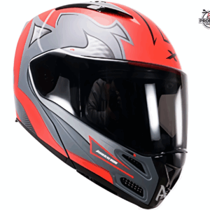 CASCO MOXAL ABATIBLE XPRO-01 DEMON ROJO MATE