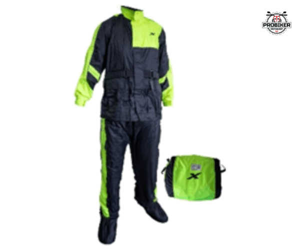 IMPERMEABLE NEG/VERDE MOXAL