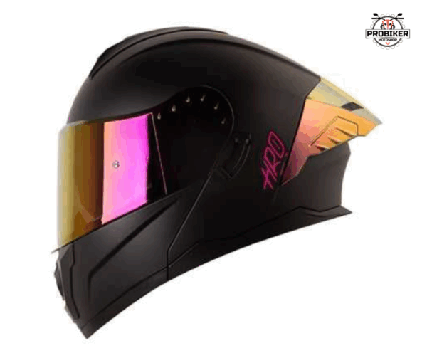 CASCO HRO ABATIBLE 3480DV EVO NEGRO FUCSIA VISOR TORNASOL