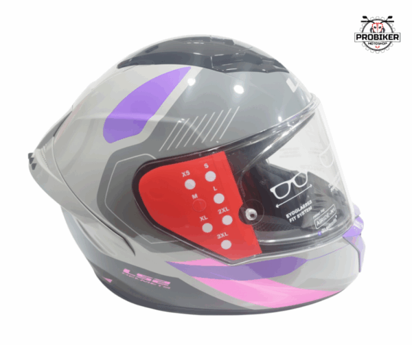 CASCO LS2 INTEGRAL FF806 FUSION RAZOR GREY FUCHSIA
