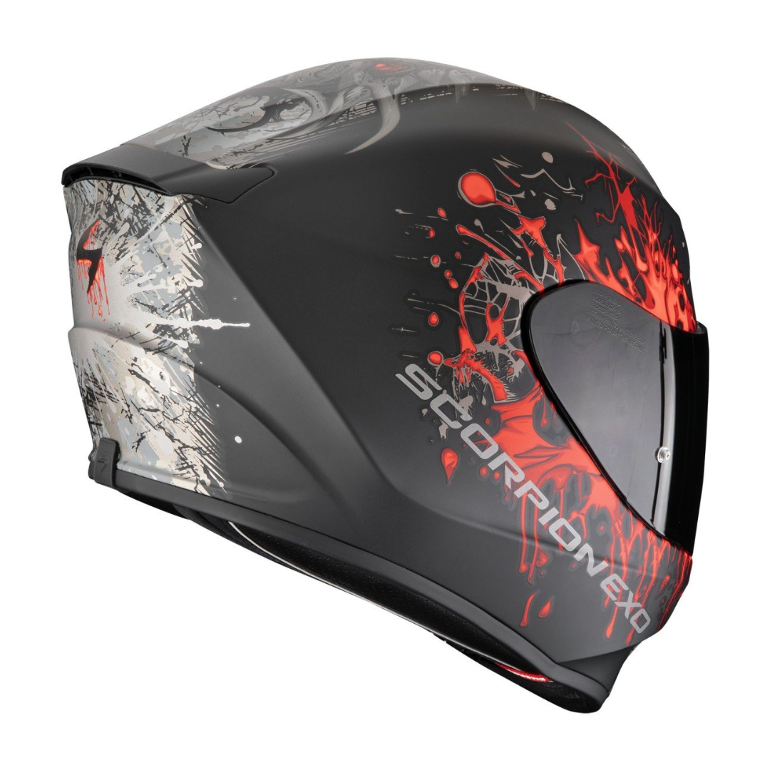 CASCO INTEGRAL SCORPION WOLF NEGRO - EXO-391 - Imagen 3