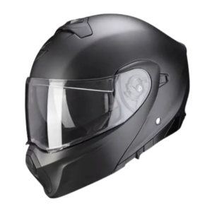 CASCO ABATIBLE SOLID NEGRO MATE - EXO-930 - SCORPION EXO