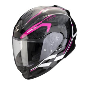 CASCO INTEGRAL SCORPION EXO - 491 KRIPTA ROSADO/NEGRO