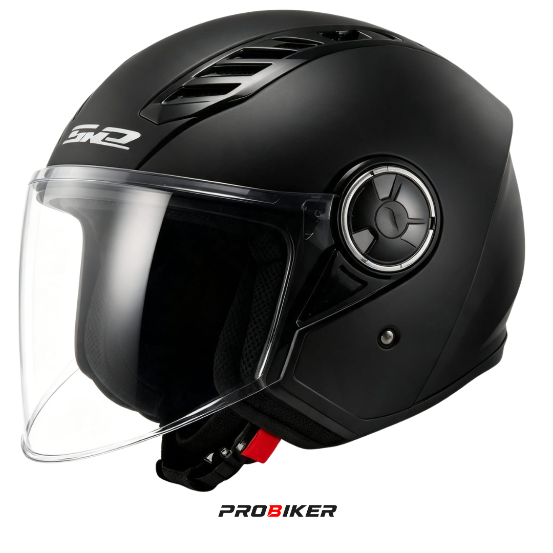 AIRFLOW II - LS2 SOLID MATT BLACK (TINTED VISOR ON HELMET)