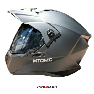 CASCO ATOMIC DOBLE PROPÓSITO AT-159 SOLID  MATT BLACK VISOR SM