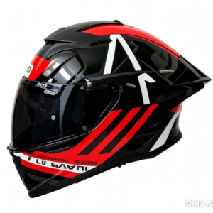 CASCO ATOMIC INTEGRAL AT-588 JONCOP  GLOSS BLACK ORANGE GRAY VISOR SM