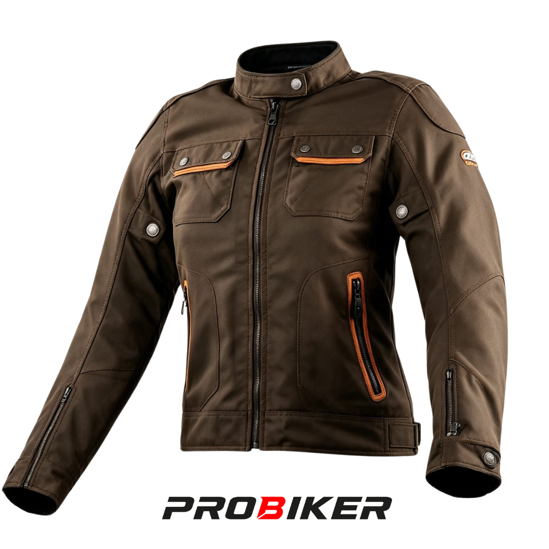 CHAQUETA LADY BULLET BROWN
