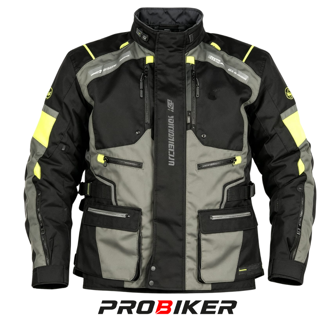 CHAQUETA TORQUE SUPERTECH X2 NEGRO GRIS AMAR